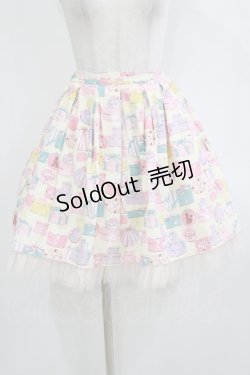 画像1: Emily Temple cute / プレゼントBOXスカート  キナリ H-26-01-25-013-ET-SK-KB-ZH