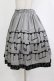 画像2: Jane Marple / Musical Noteギャザースカート M グレー H-26-01-25-015-JM-SK-KB-ZH (2)