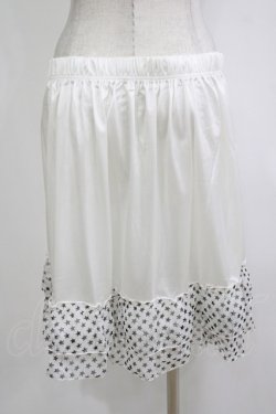 画像3: MARBLE / スターフリルペチコート M-3L 白 H-26-01-25-022-GO-SK-KB-ZH