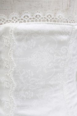 画像5: ATELIER PIERROT / Frill Short Corset コルセット  白 H-26-01-25-023-EL-TO-KB-ZH