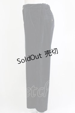 画像2: Jane Marple / ベルベットパンツ M ネイビー H-26-01-25-025-JM-PA-KB-ZH