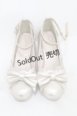 画像1: axes femme kawaii / リボンパンプス L ゴールド H-26-01-26-001-AX-SH-NS-ZH