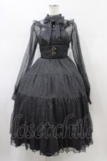 画像1: Angelic Pretty / Charming Girlワンピース(チュール) Free ブラック H-26-01-26-031-AP-OP-NS-ZH (1)