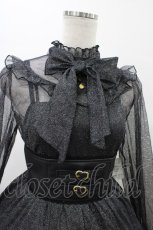 画像4: Angelic Pretty / Charming Girlワンピース(チュール) Free ブラック H-26-01-26-031-AP-OP-NS-ZH (4)