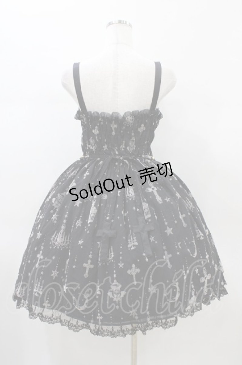 画像2: Angelic Pretty / Holy Lanternジャンパースカート Free ブラック H-26-01-26-033-AP-OP-NS-ZH (2)