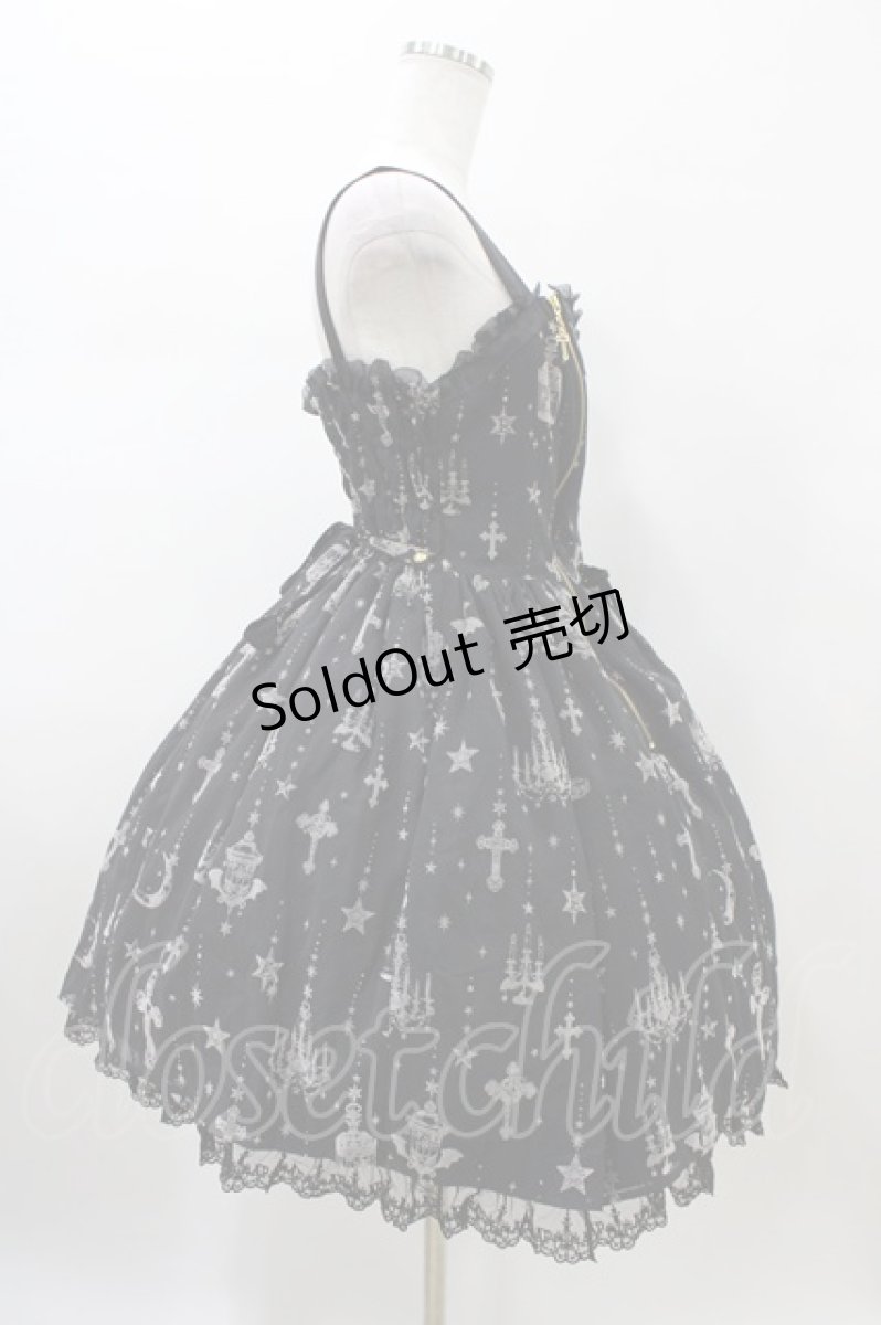 画像3: Angelic Pretty / Holy Lanternジャンパースカート Free ブラック H-26-01-26-033-AP-OP-NS-ZH (3)