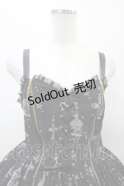 画像4: Angelic Pretty / Holy Lanternジャンパースカート Free ブラック H-26-01-26-033-AP-OP-NS-ZH