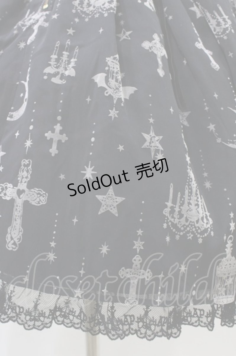 画像5: Angelic Pretty / Holy Lanternジャンパースカート Free ブラック H-26-01-26-033-AP-OP-NS-ZH (5)