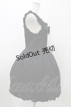 画像3: BABY,THE STARS SHINE BRIGHT / リボンスカラップジャンパースカート Free ブラック H-26-01-26-035-BA-OP-NS-ZH