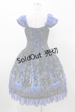 画像2: ALICE and the PIRATES / フリル袖ジャンパースカート(Maleficent) Free ブルー H-26-01-26-037-PA-OP-NS-ZH