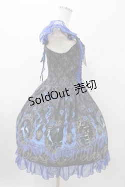 画像3: ALICE and the PIRATES / フリル袖ジャンパースカート(Maleficent) Free ブルー H-26-01-26-037-PA-OP-NS-ZH