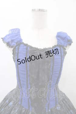 画像4: ALICE and the PIRATES / フリル袖ジャンパースカート(Maleficent) Free ブルー H-26-01-26-037-PA-OP-NS-ZH