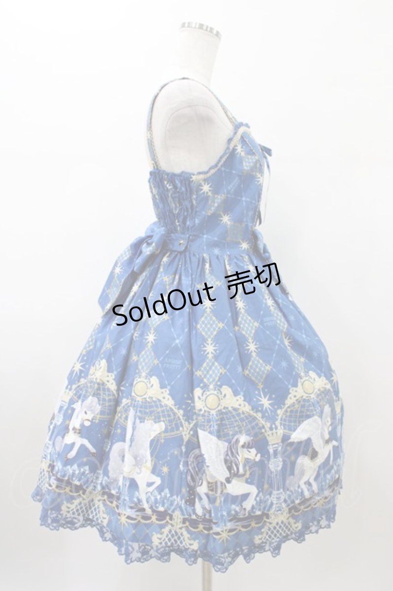 画像3: Angelic Pretty / Crystal Dream Carnival Premiumジャンパースカート Free セルリアンブルー H-26-01-26-038-AP-OP-NS-ZH (3)