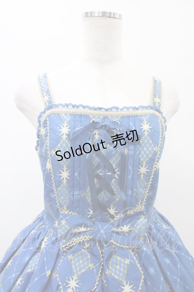 画像4: Angelic Pretty / Crystal Dream Carnival Premiumジャンパースカート Free セルリアンブルー H-26-01-26-038-AP-OP-NS-ZH (4)