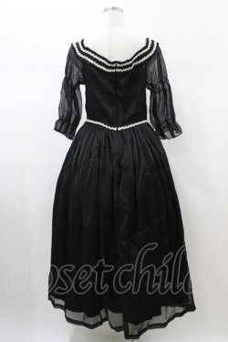 画像2: Visible milky way（海外ロリータブランド） / Sunset Avenueワンピース XL ブラック H-26-01-26-047-0-OP-NS-ZH