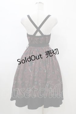 画像2: axes femme POETIQUE / ディズニーヴィランズ/ワンピース M ワイン H-26-01-26-051-AX-OP-NS-ZH