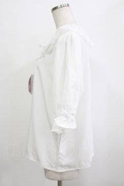 画像2: m petit by misako / MSKデシンレースエリブラウス L オフ H-26-01-26-1028-LO-BL-NS-ZH