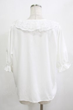 画像3: m petit by misako / MSKデシンレースエリブラウス L オフ H-26-01-26-1028-LO-BL-NS-ZH