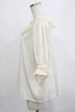 画像2: m petit by misako / MSKデシンレースエリブラウス L 生成り H-26-01-26-1029-LO-BL-NS-ZH