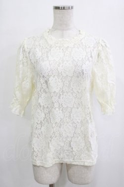 画像1: m petit by misako / TT*AOKシアートップス M アイボリー H-26-01-26-1034-LO-TO-NS-ZH