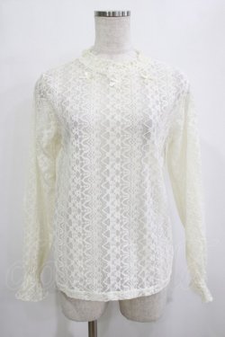 画像1: m petit by misako / レースインナートップス L アイボリー H-26-01-26-1037-LO-TO-NS-ZH