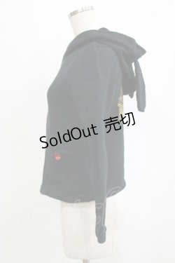 画像2: BABY,THE STARS SHINE BRIGHT / おとぎの森のローズパーカー Free ブラック H-26-01-26-1038-BA-TO-NS-ZH