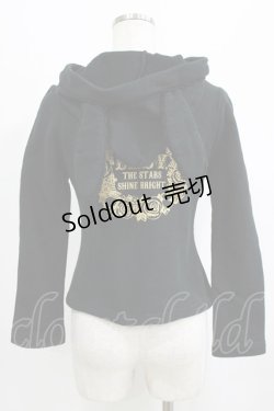 画像3: BABY,THE STARS SHINE BRIGHT / おとぎの森のローズパーカー Free ブラック H-26-01-26-1038-BA-TO-NS-ZH