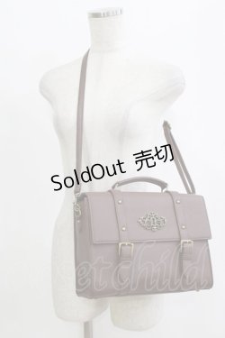 画像1: Kurumi Collaboration / CLK*カギアナバッグ　鍵穴サッチェルバッグ  ブラウン H-26-01-26-1039-GO-BG-NS-ZH