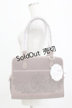 画像1: Kurumi Collaboration / CLK*トートバッグ  ブラウン H-26-01-26-1040-GO-BG-NS-ZH