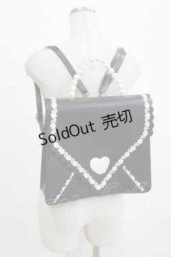 画像1: Eri Aino's collaboration / シャーロットの水曜日3WAY BAG  ブラック H-26-01-26-1044-PU-BG-NS-ZH