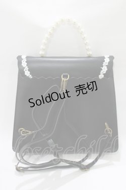 画像3: Eri Aino's collaboration / シャーロットの水曜日3WAY BAG  ブラック H-26-01-26-1044-PU-BG-NS-ZH