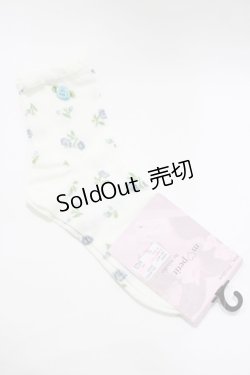 画像1: m petit by misako / ECAMCSバラモチーフ  オフ/サックス H-26-01-26-1049-LO-ZA-NS-ZH