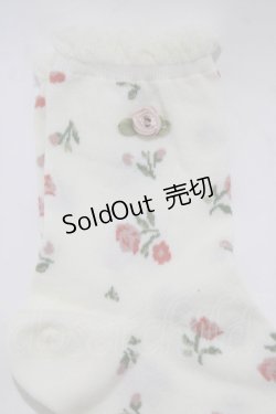 画像2: m petit by misako / ECAMCSバラモチーフ  オフ/ピンク H-26-01-26-1050-LO-ZA-NS-ZH