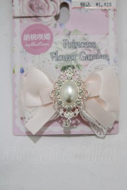 画像1: Princess Flower Garden / KRS*ストーンヘアピン  ピンク H-26-01-26-1065-PU-AC-NS-ZH