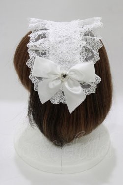 画像2: Lovely Tency / 眞白ありす/ヘッドドレス  オフ H-26-01-26-1075-GO-AC-NS-ZH
