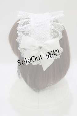 画像2: Lovely Tency / 眞白ありす/ヘッドドレス  オフ H-26-01-26-1075-GO-AC-NS-ZH