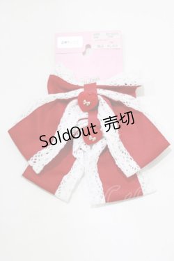 画像1: Eri Aino's collaboration / AE*2Pリボンクリップ  レッド H-26-01-26-1077-PU-AC-NS-ZH