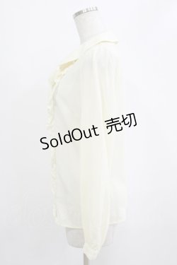 画像2: Ank Rouge / ボウタイブラウス M アイボリー H-26-01-26-1008-CA-BL-NS-ZH