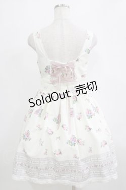 画像3: Ank Rouge / フラワーブーケパネルプリントジャンパースカート M オフ H-26-01-26-1001-CA-OP-NS-ZH