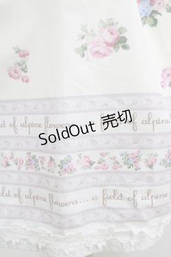 画像4: Ank Rouge / フラワーブーケパネルプリントジャンパースカート M オフ H-26-01-26-1001-CA-OP-NS-ZH