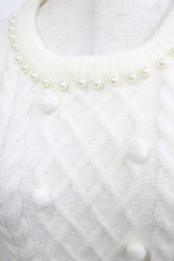 画像4: Ank Rouge / パールニット M オフ H-26-01-26-1011-CA-TO-NS-ZH