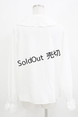 画像3: m petit by misako / AM マルエリフリルブラウス L オフ H-26-01-26-1018-LO-BL-NS-ZH