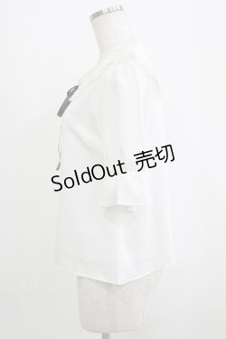 画像2: evelyn / レース襟ブラウス Free オフ H-26-01-26-1021-LO-BL-NS-ZH