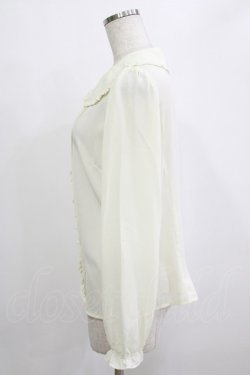 画像2: Ank Rouge / HUG ME刺繍ブラウス M アイボリー/ピンク H-26-01-26-1022-CA-BL-NS-ZH