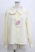 m petit by misako / AM マルエリフリルブラウス L アイボリー H-26-01-26-1023-LO-BL-NS-ZH