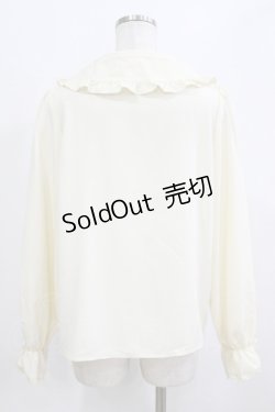 画像3: m petit by misako / AM マルエリフリルブラウス L アイボリー H-26-01-26-1023-LO-BL-NS-ZH