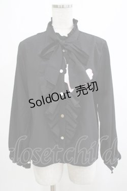 画像1: virally / 星名桜子/TT*HOSラッフルBL M ブラック H-26-01-26-1025-PU-BL-NS-ZH