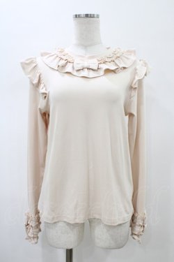 画像1: axes femme kawaii / フリルリボンカットプル M アイボリー H-26-01-26-058-AX-TO-NS-ZH