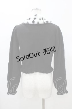 画像2: axes femme kawaii / 101匹わんちゃんカーデ M ブラック H-26-01-26-062-AX-TO-NS-ZH