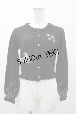 画像3: axes femme kawaii / 101匹わんちゃんカーデ M ブラック H-26-01-26-062-AX-TO-NS-ZH